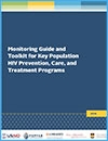cover of Monitoring guide and toolkit for key population HIV prevention
