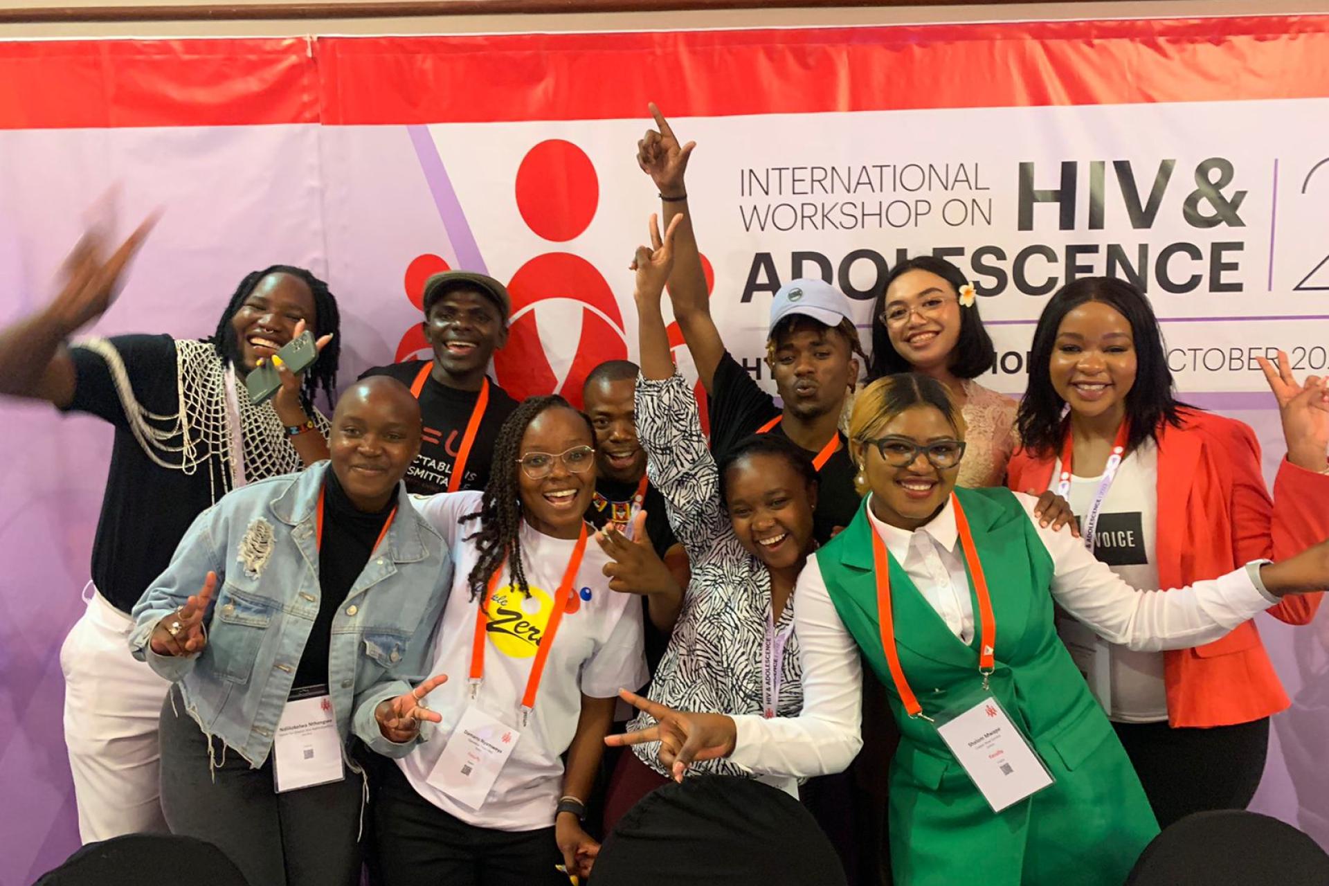 Group of young HIV advocates 