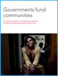 GOVERNMENTS FUND COMMUNITIES (UNAIDS, 2016)