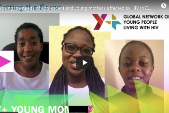 Addressing the needs of adolescent and young mothers affected by HIV in Eastern and Southern Africa cover