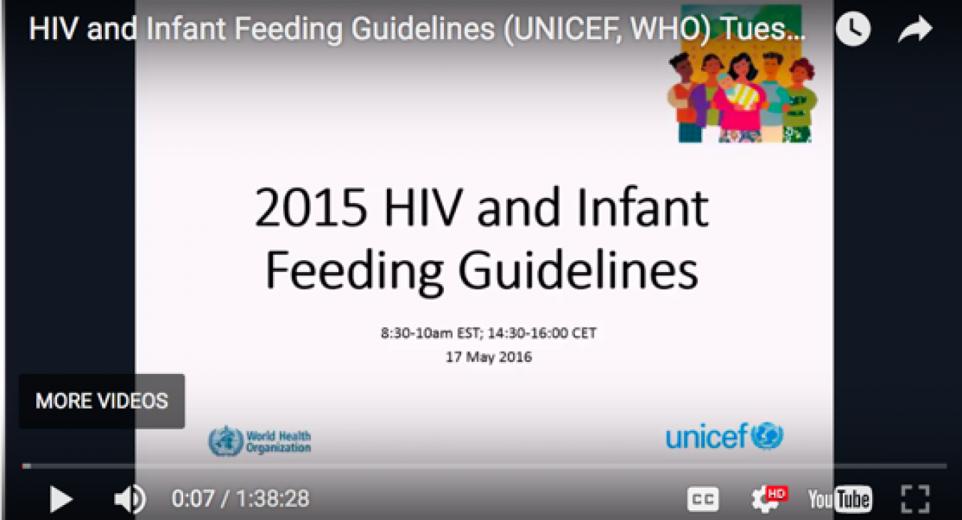 Image of HIV Infant Feeding Guidelines Presentation