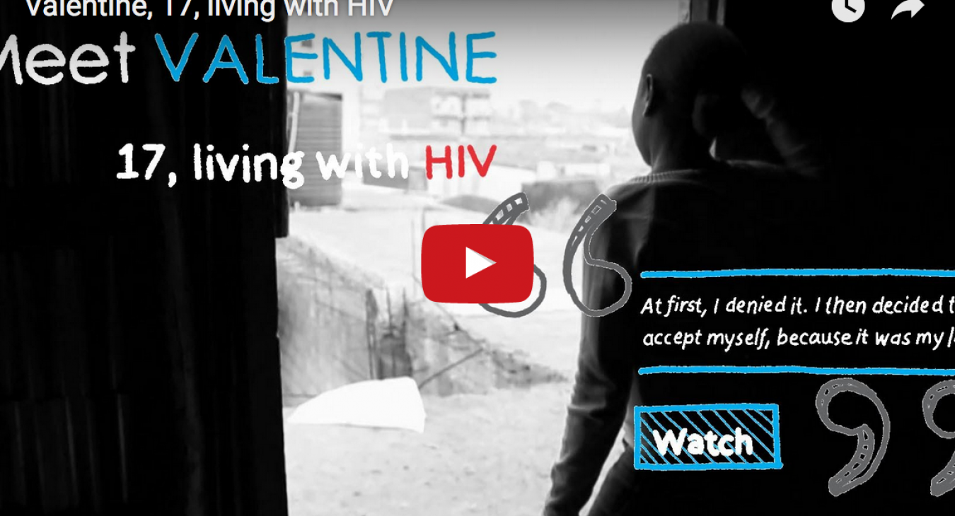 Valentine - living with aids
