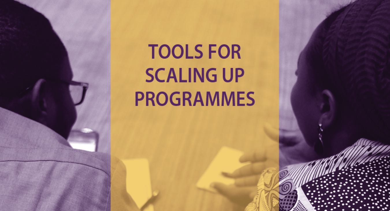 Tools for scaling up programmes