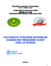 Mauritania Politique Et Strategie De Prise En Charge Des Personnes Avec Le VIH/Sida (2014)