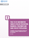Tool to set and monitor targets for HIV prevention, diagnosis, treatment and care for key populations