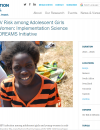 Reducing HIV Risk among Adolescent Girls and Young Women: Implementation Science around the DREAMS Initiative