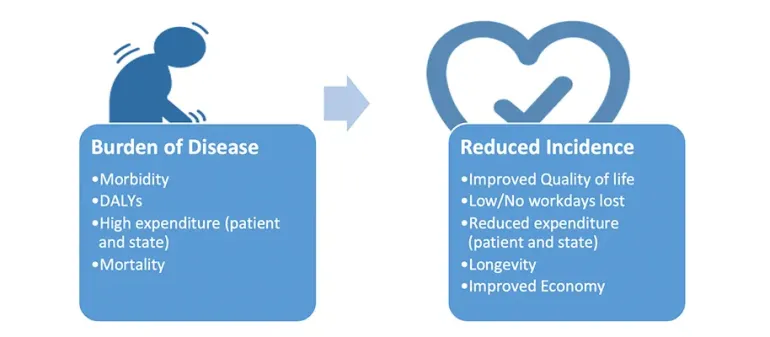 Burden of disease graphi 